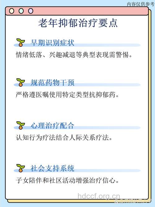 老年抑郁症需要治疗吗