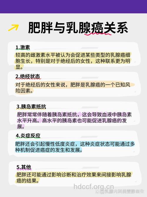 乳腺癌与肥胖有些关系