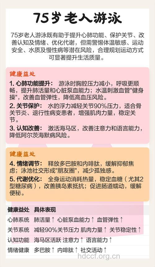 老人游泳的好处