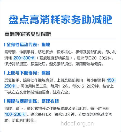 哪些家务能减肥