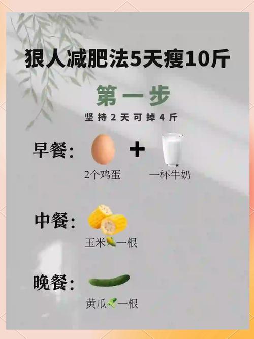 快速减肥 5天狂瘦10斤