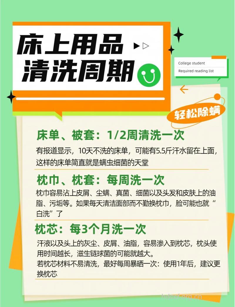 尘螨引发哮喘和鼻炎 被子床单要多久洗一次？