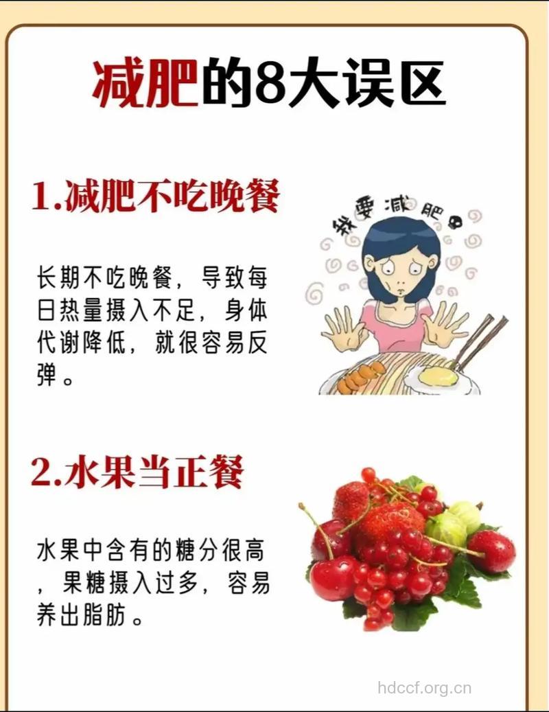 揭露8个减肥误区