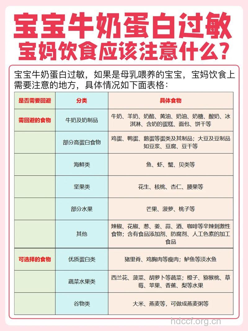 蛋白类食物容易引起宝宝过敏