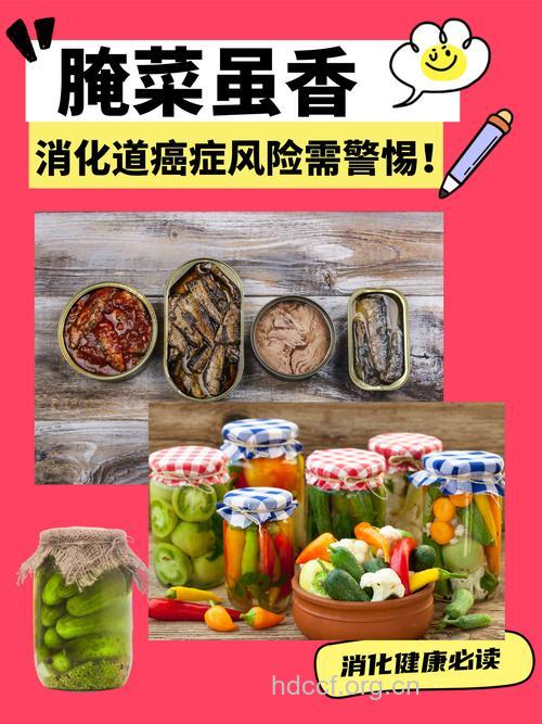 吃腌制食物导致食管癌