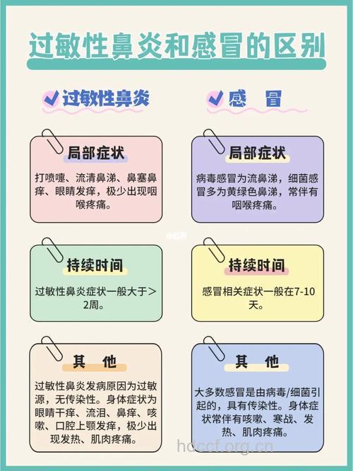 过敏性鼻炎和感冒 你还傻傻分不清楚吗