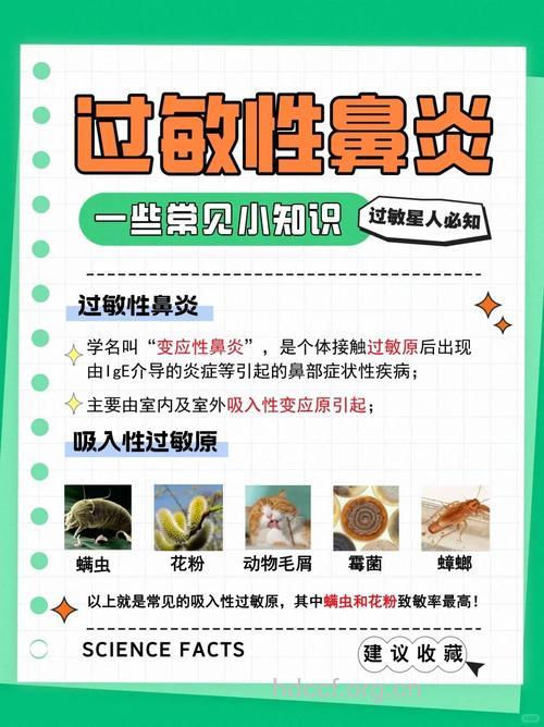 过敏性鼻炎常见的三大过敏原