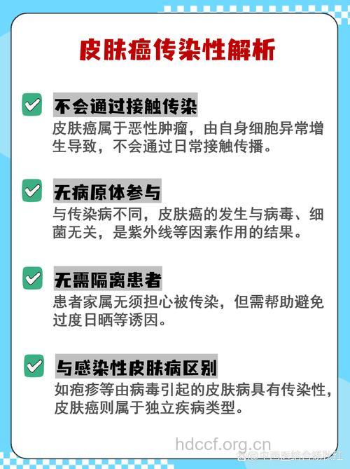 皮肤癌的传染性强吗