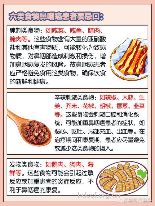 鼻咽癌患者的饮食注意
