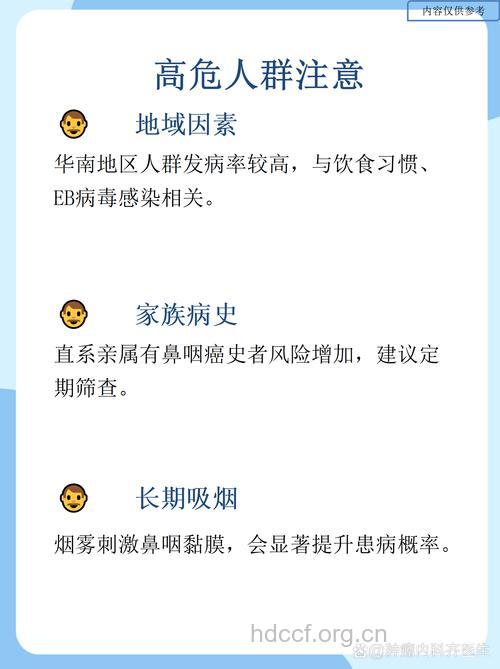 鼻咽癌有哪些高危人群呢