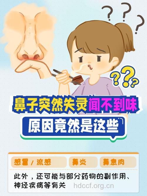 哪些疾病导致嗅觉失灵