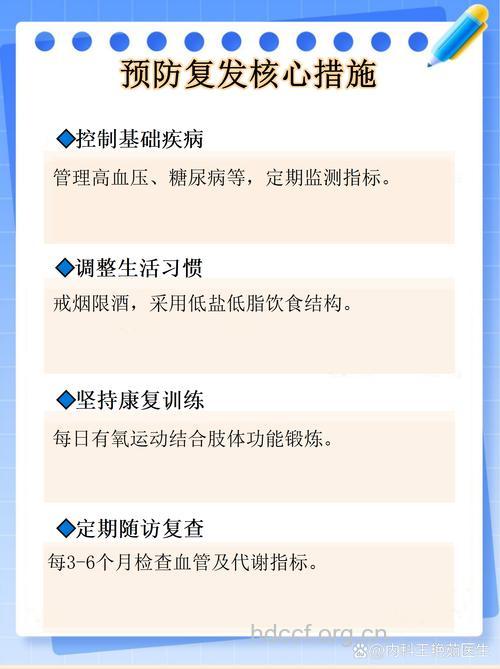 脑卒中后注意防复发