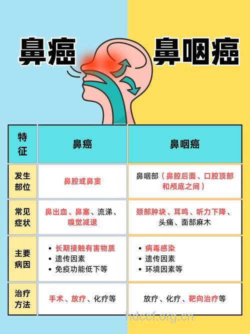 鼻咽癌有那些类型?