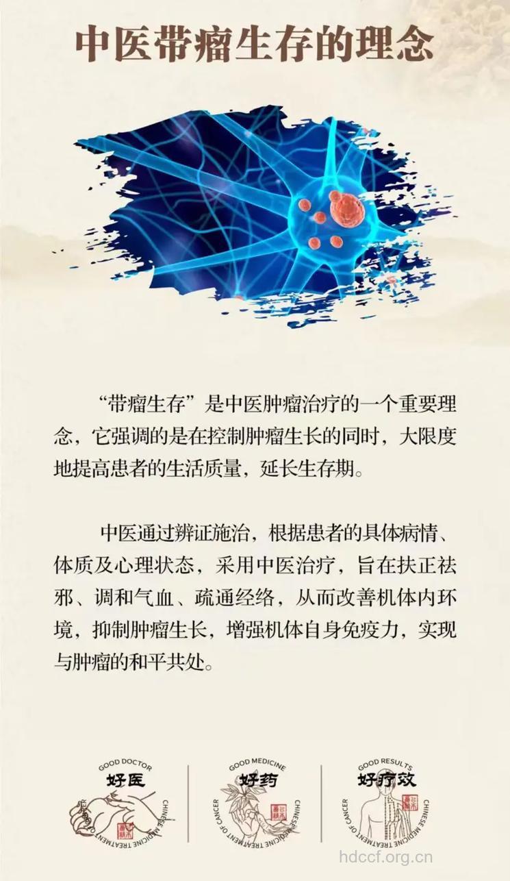 带瘤生存是治疗肿瘤疾病的一个方向