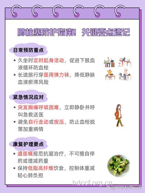 肺栓塞患者的饮食建议