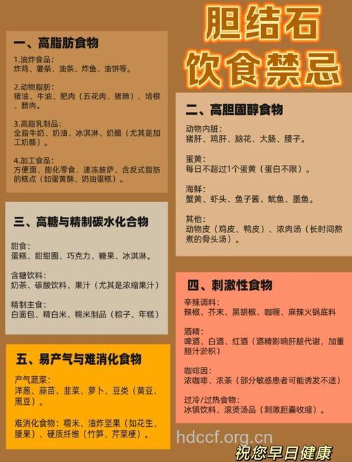 胆结石饮食注意事项 5类食物碰不得