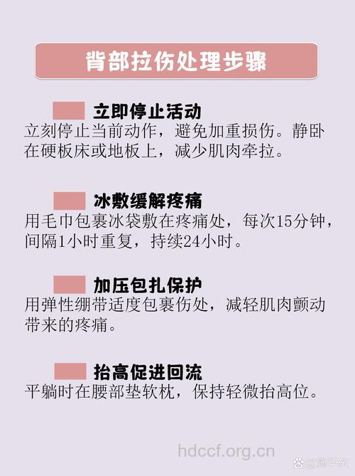 背部肌肉拉伤症状主要有哪些