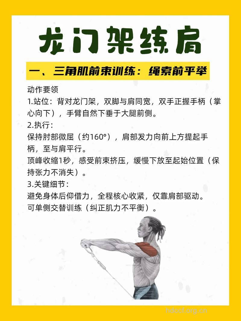 三角肌前中后束肌肉锻炼方法
