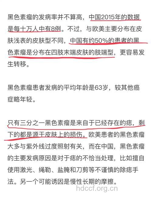 关于黑色素瘤有什么治疗误区