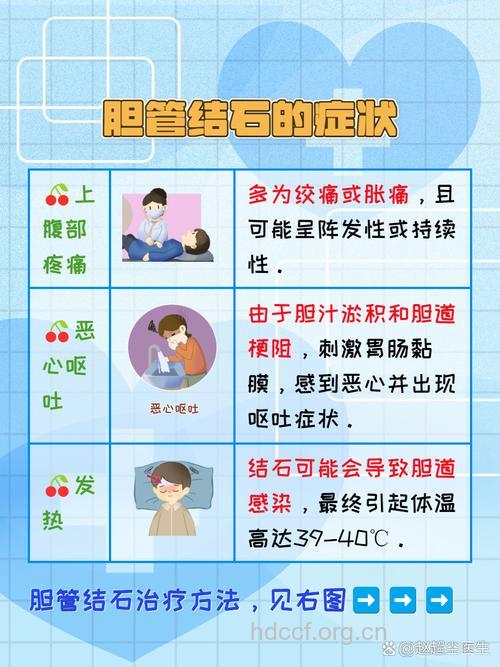 胆囊结石有哪些典型症状