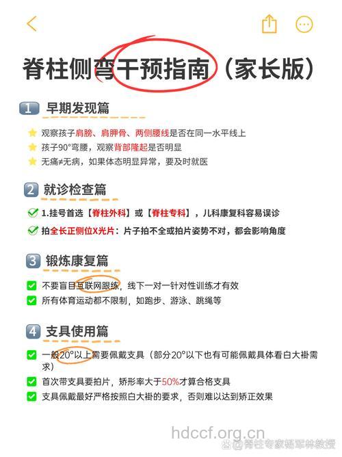 孩子脊柱侧弯需早治疗