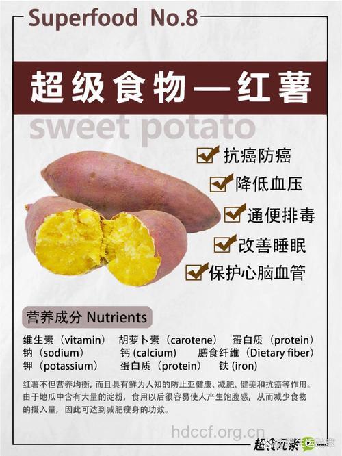 抗癌第一果蔬 红薯的功效