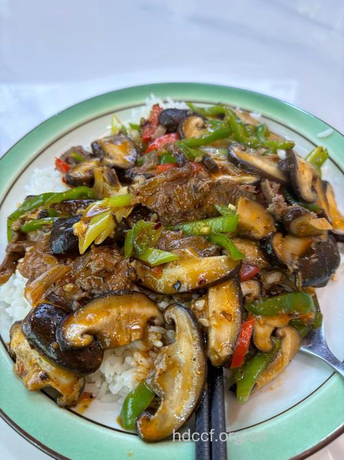 抗癌食谱:香菇牛肉饭