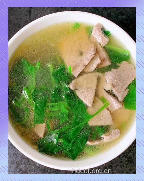抗癌食谱：菠菜猪肝汤