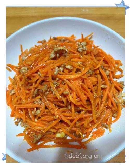 抗癌食谱：胡萝卜炒肉丝