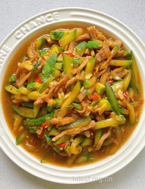 抗癌食谱：南瓜炒肉丝