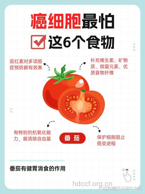 番茄中的茄红素能有效防癌