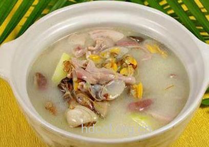 抗癌食谱:蛤蜊玉米须汤
