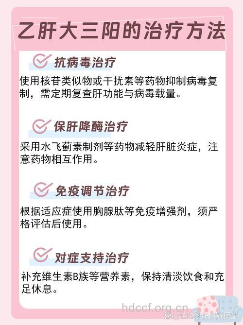 大三阳该如何治疗