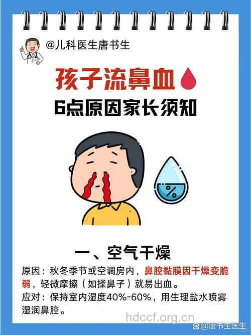 哪些原因导致小儿爱流鼻血