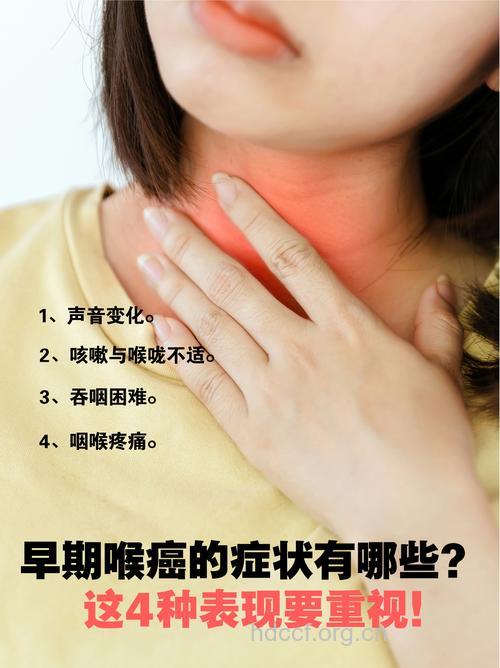 喉癌早期会出现哪些症状