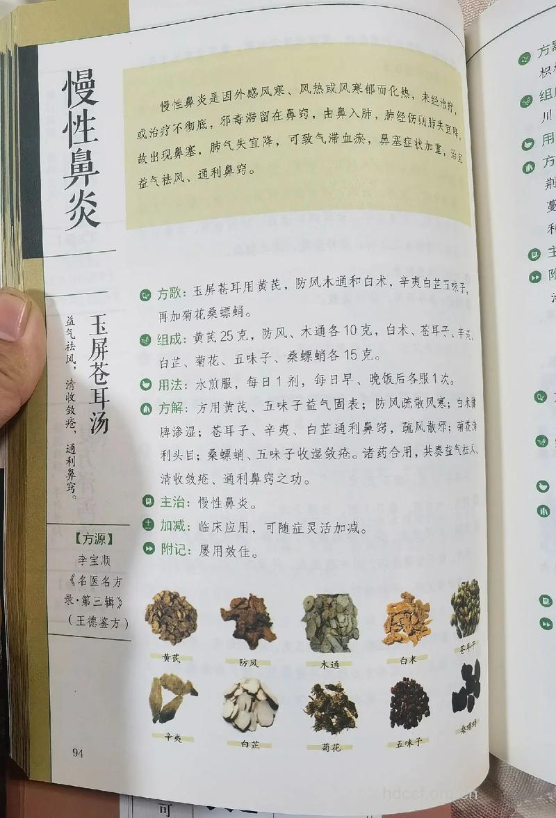 中医教您怎样治疗慢性鼻炎