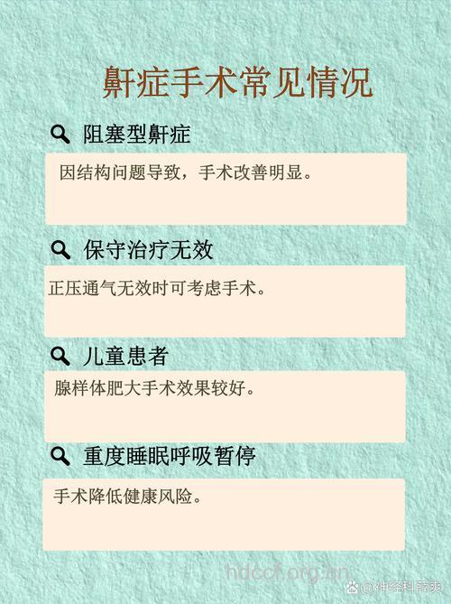 鼾症适合手术治疗吗