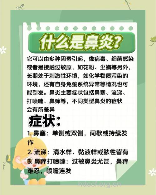 鼻炎的知识总结