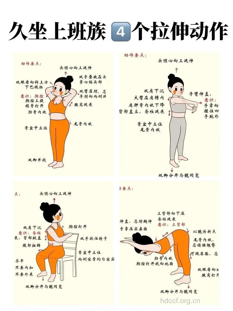 上班族的四式瑜伽轻松瘦