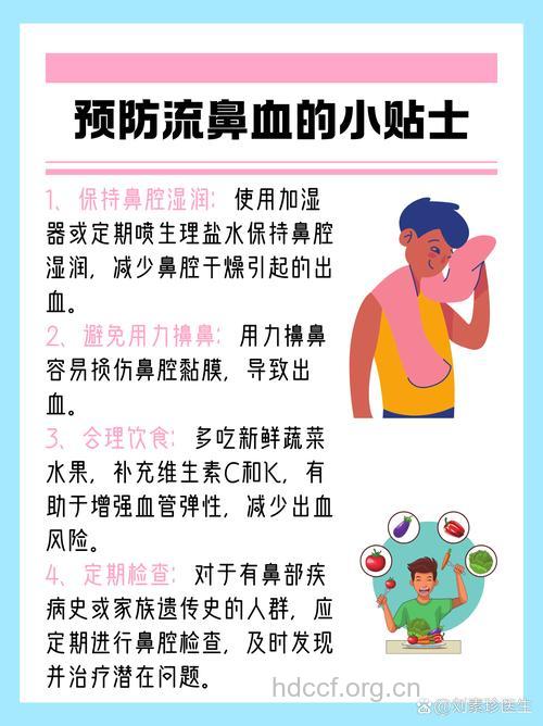 鼻出血不同人群的预防