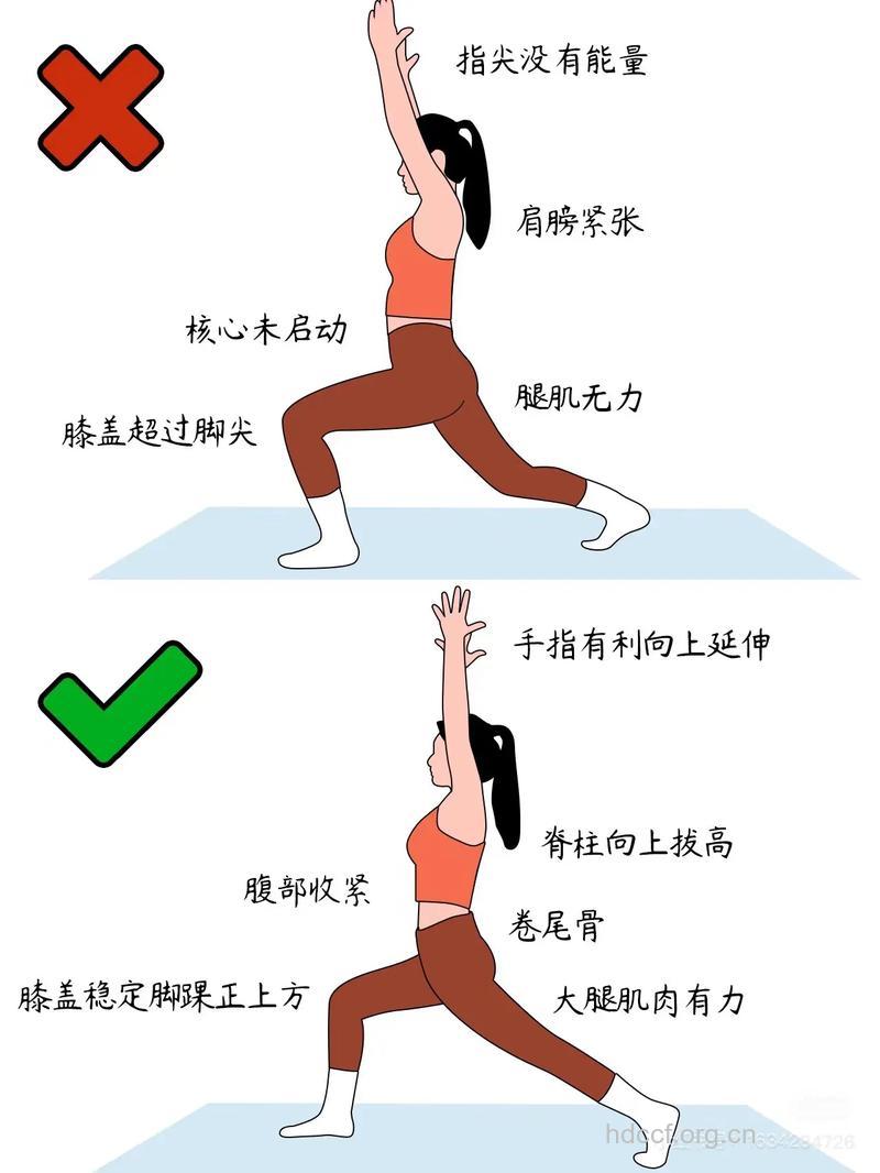 瑜伽体位常见错误