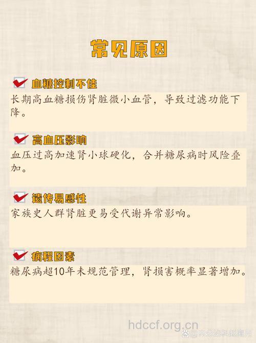 哪些是糖尿病肾病的原因呢