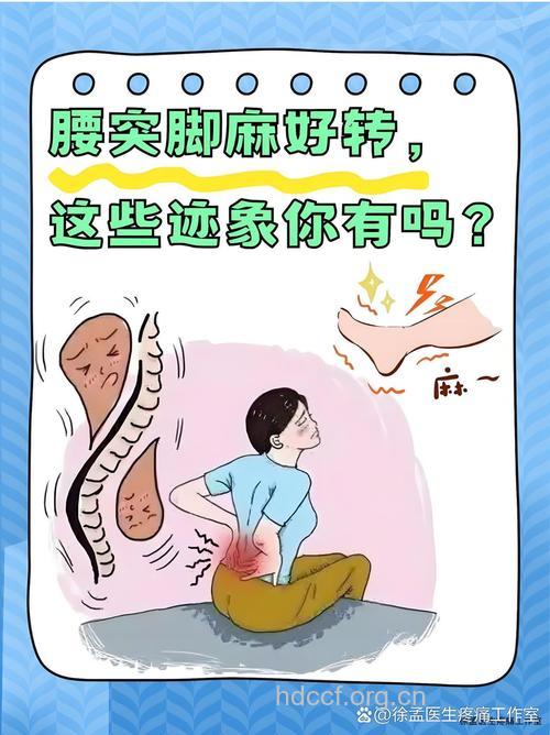 腰椎间盘突出引起的腿麻脚麻