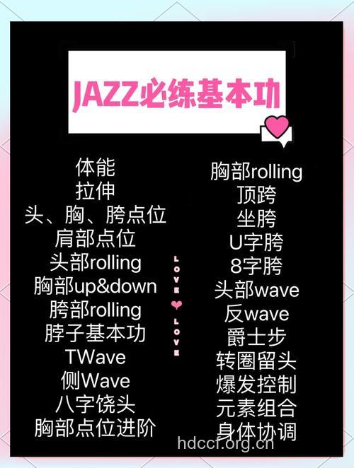 爵士舞的基本动作要领