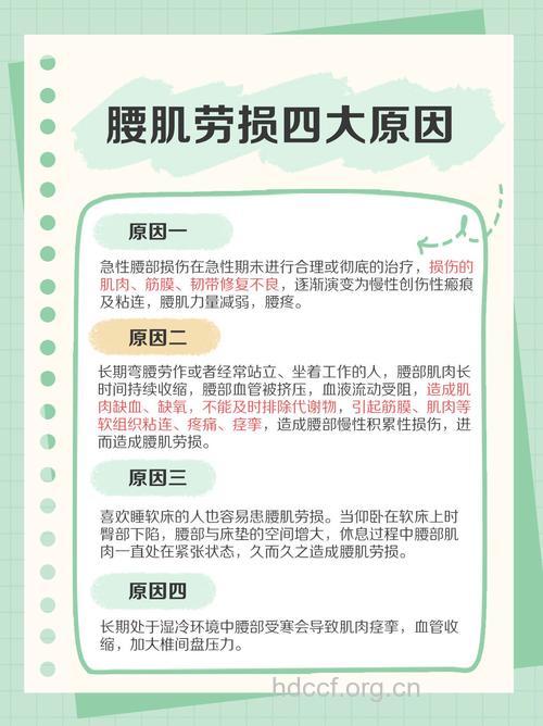 治疗腰肌劳损要注意哪些原则