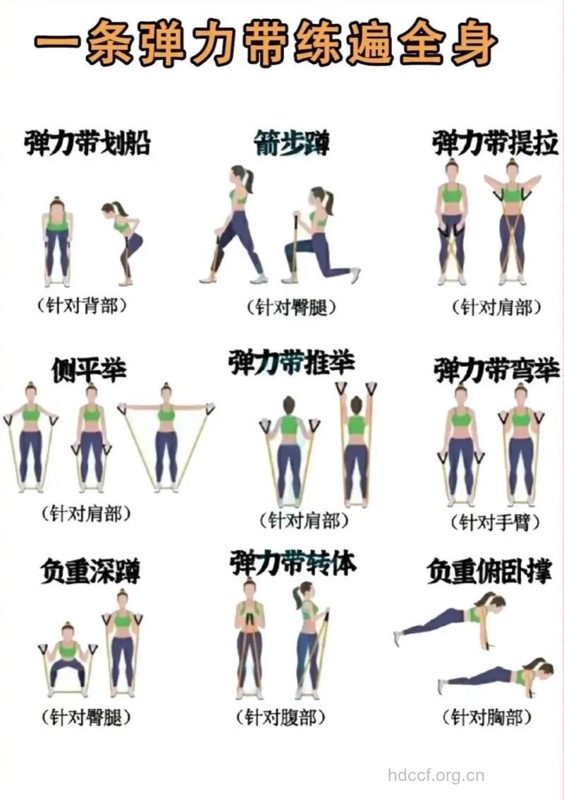拉力器三种锻炼方式 有效强化肌肉锻炼