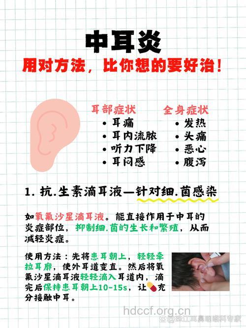 中耳炎的防治方法有哪些