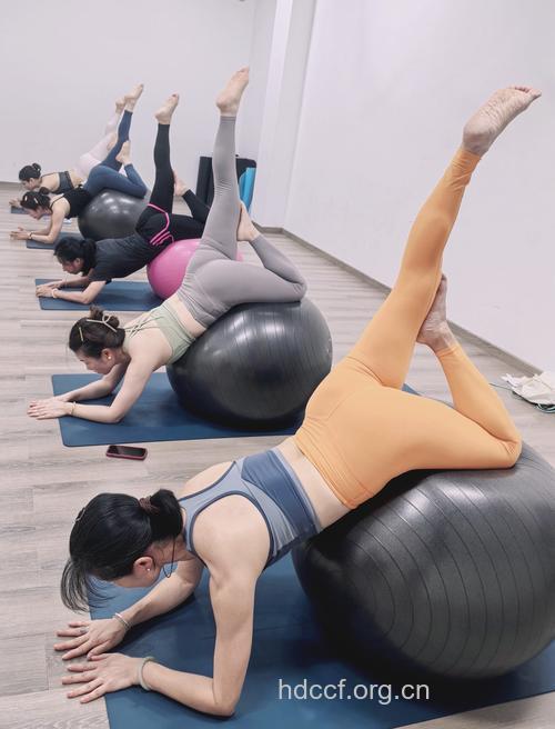 居家8组瑜伽球操 瘦腰美胸翘臀