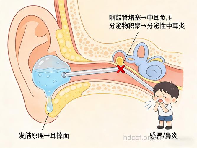 分泌性中耳炎是什么引起的