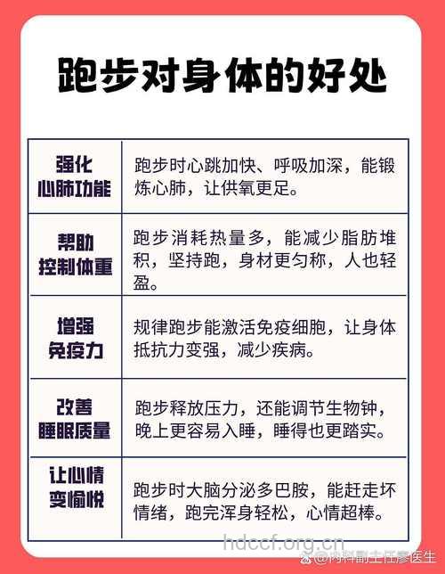 跑步健身作用多 跑步的好处